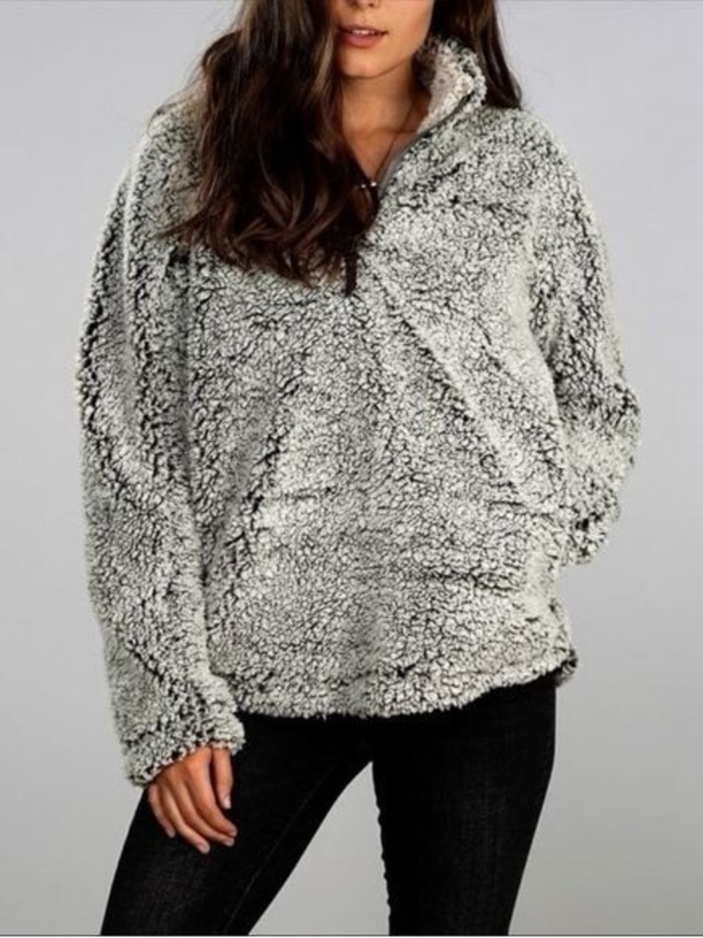Thread & Supply Sherpa pullover sweater